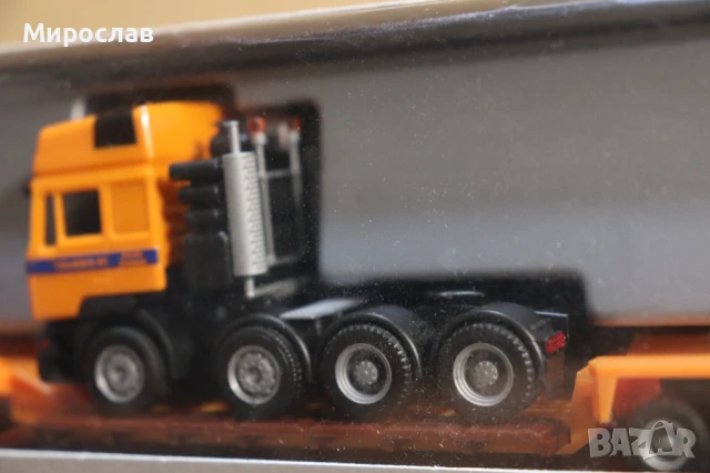 HERPA H0 1/87 MAN ВЛЕКАЧ КАМИОН ТИР МОДЕЛ ТЕЖКОТОВАРЕН ТРАНСПОРТ, снимка 6 - Колекции - 50909892