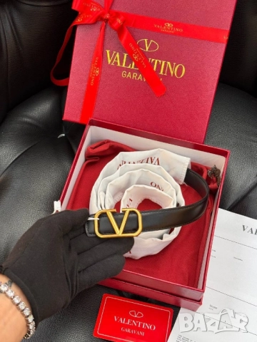 колани от естествена кожа в кутия, торбичка и сертификат valentino garavani louis vuitton , снимка 2 - Колани - 51896870