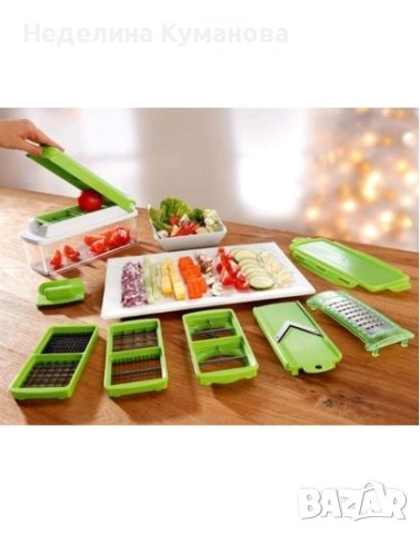 ❌️ КУХНЕНСКО РЕНДЕ NICER DICER PLUS 11 ЧАСТИ, снимка 1