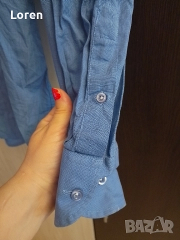 Синя мъжка риза, снимка 17 - Ризи - 49541675