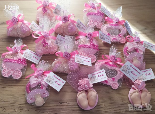 Подаръчета за гости за погача, кръщене, рожден ден, прощъпилник, снимка 10 - Декорация - 43756540
