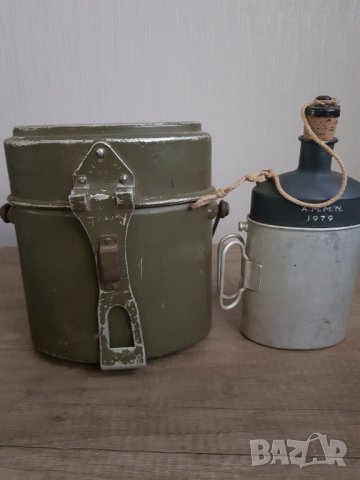 Швейцарско военно канче с манерка и чаша, снимка 7 - Антикварни и старинни предмети - 34873677