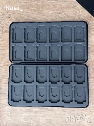 Nintendo Switch Кутия за Съхранение на 24 карти игри Нинтендо Органайзер Кейс, снимка 3 - Аксесоари - 50240337