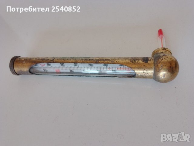 Тежести за везна и бронзов термометър, снимка 7 - Антикварни и старинни предмети - 40047495