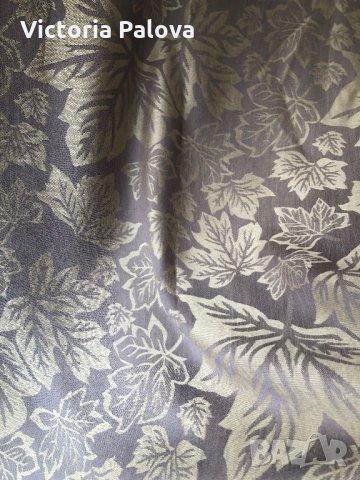 Голям двулицев шал,модерен нюдов цвят