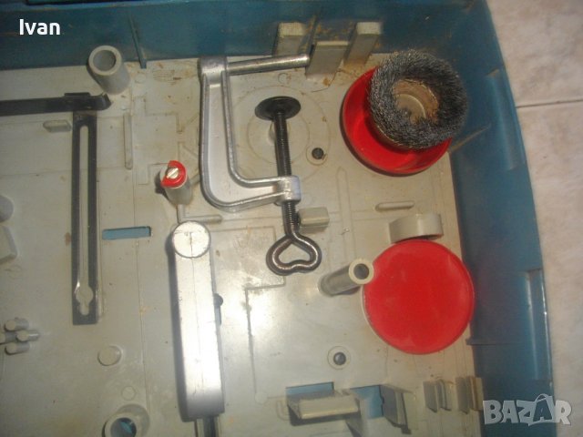 AEG-West Germany-К-т Приставки За Бормашина-Старо Качество-Ръчен/Настолен Циркуляр/Паралели/Шмиргел, снимка 2 - Други инструменти - 43070729