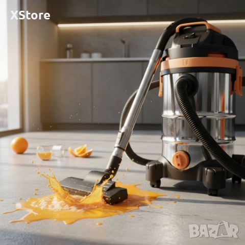 Stark’s IVC30 – Прахосмукачка 3 в 1 за сухо и мокро почистване с обдухване, 1500W и 30L резервоар, снимка 4 - Прахосмукачки - 52446322