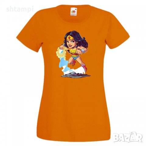 Дамска тениска DC Wonder Star Wars Игра,Изненада,Подарък,Геймър, , снимка 9 - Тениски - 36788645