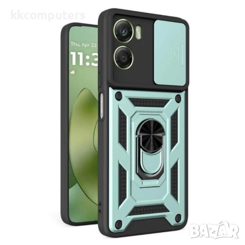 Магнитен калъф Ring Holder за Motorola Moto G06 4G / Moto G06 Power 4G- PC +TPU, Капак за камерата, , снимка 7 - Калъфи, кейсове - 52725903