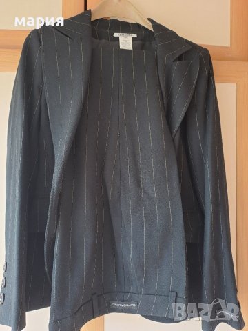 Елегантен дамски черен костюм Battibaleno, снимка 5 - Костюми - 39799697