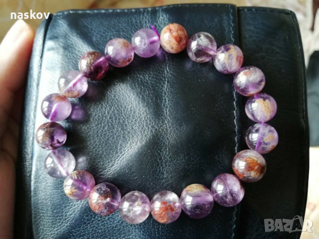 Гривни от гранат, какоксенит, снимка 4 - Гривни - 28493885