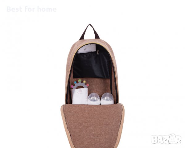 Раница за бабе/ мама Kikka Boo Ava Mama Bag бежова, снимка 8 - Кенгура и ранички - 34965922