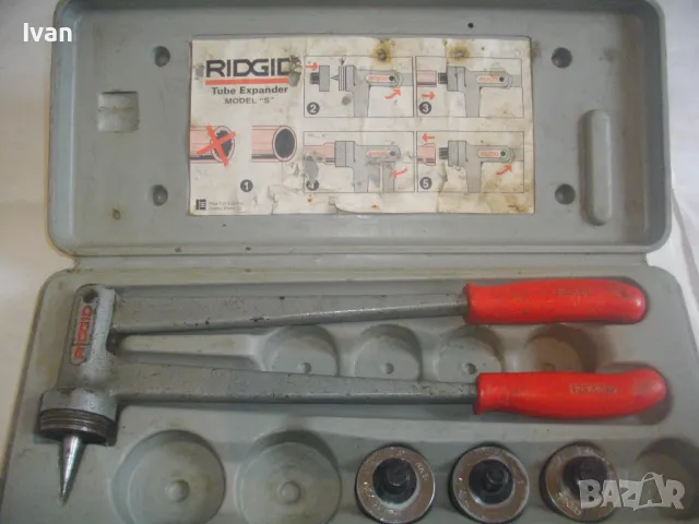 RIDGID EXPANDER РЪЧЕН КАЛИБРАТОР ЕКСПАНДЕР РИДГИД ЗА РАЗШИРЕНИЕ НА ТРЪБИ С ЕКСТРАКТОРИ 22мм 18мм 16м, снимка 3 - Други инструменти - 48998283