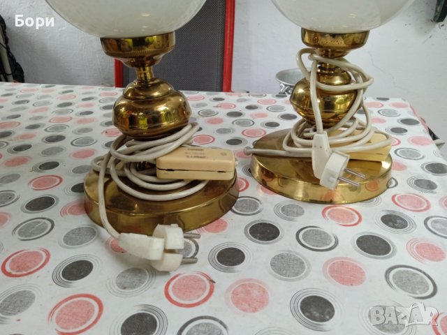 Стари нощни/настолни лампи, снимка 5 - Настолни лампи - 38166293