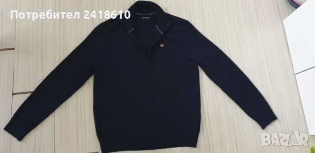 Napapijri Damavand Merino Wool Full Zip Cardigan Mens Size M НОВО! ОРИГИНАЛ!, снимка 11 - Пуловери - 47550832