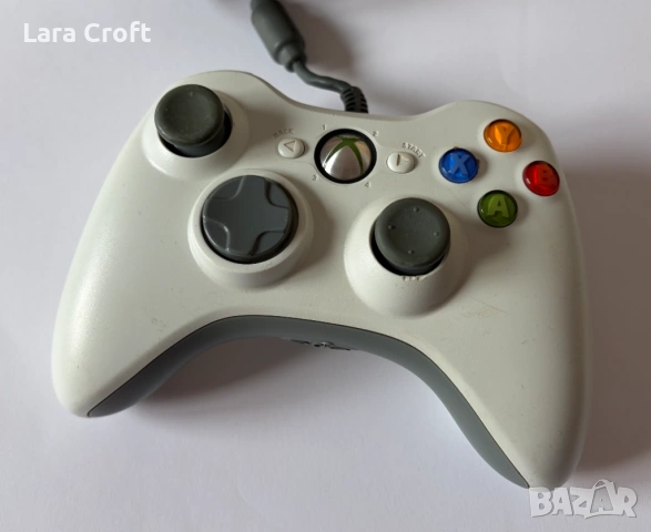 Xbox 360 Оригинален жичен контролер / джойстик, снимка 2 - Аксесоари - 53462892