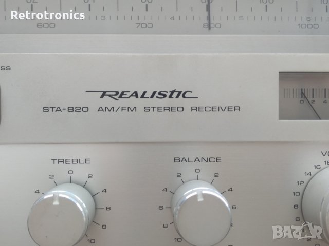 Realistic STA-820 stereo receiver, снимка 8 - Тонколони - 28071045