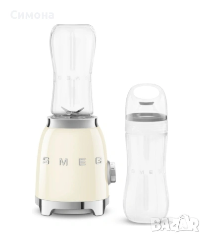 Блендер Smeg PBF01CREU, 300 W, 2 скорости, 2 бутилки по 600 мл., снимка 9 - Блендери - 53505501