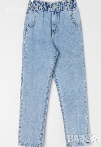 Дамски Дънки Paper Bag, снимка 2 - Дънки - 37984534