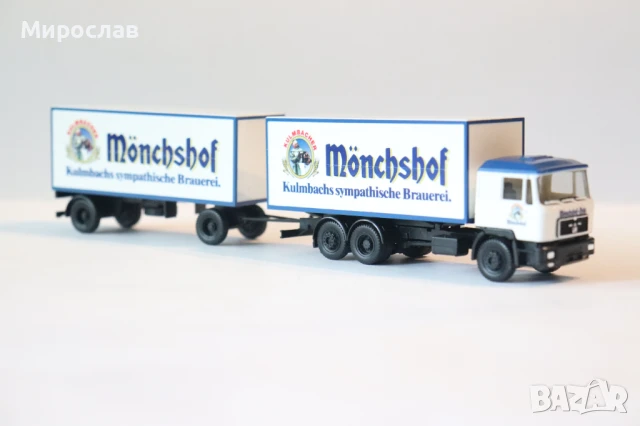 HERPA  1:87 H0 MAN  КАМИОН TIR МОДЕЛ, снимка 6 - Колекции - 50024153