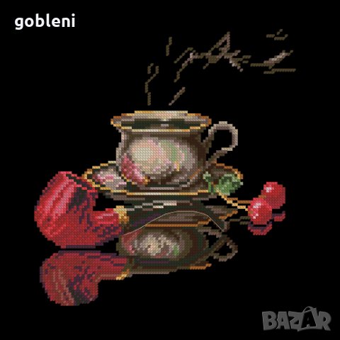 гоблен-серия "ЗА НЕГО И НЕЯ" Д46- размери /15*15/ см.- за всяка част; 28 цвята, снимка 3 - Гоблени - 28319996