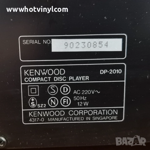 Cd Player Kenwood DP 2010, снимка 4 - Други - 52832980