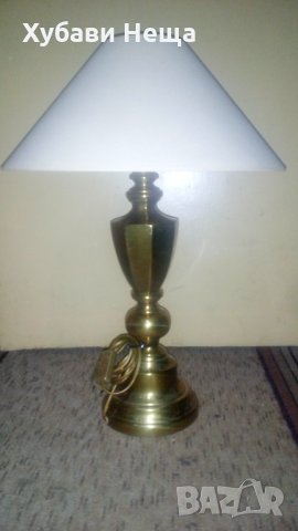 Лампа - месингова за маса или бюро , снимка 1 - Антикварни и старинни предмети - 33188347