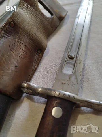 Швейцарски щик байонет меч нож Шмид Рубин Schmid Rubin , снимка 9 - Антикварни и старинни предмети - 50350016