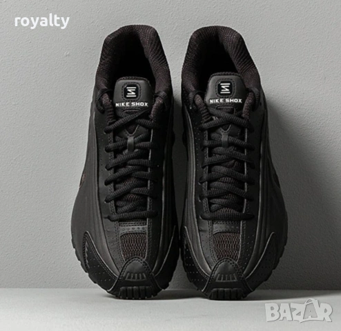 Nike Shox R4 Black Черни Мъжки Маратонки с Кутия Найк 40-45 Номер , снимка 5 - Маратонки - 53064108