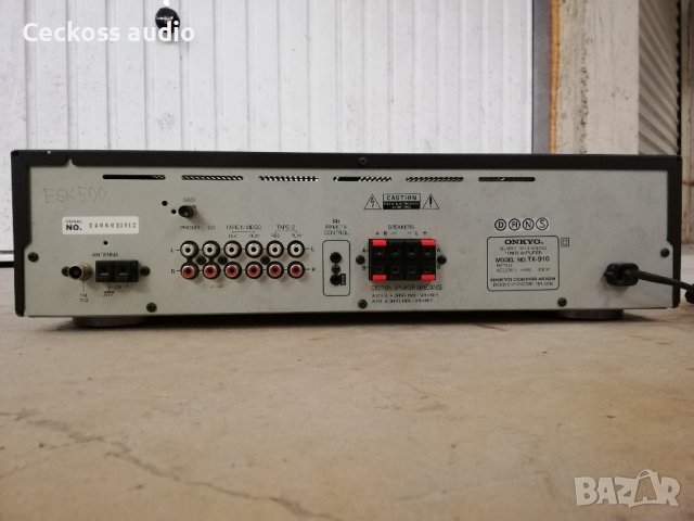 Стерео ресивър ONKYO TX - 910, снимка 5 - Ресийвъри, усилватели, смесителни пултове - 43684639