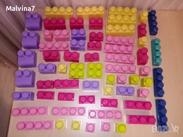 Конструктор Mega Blocks - 60 големи части, снимка 4 - Конструктори - 39009280