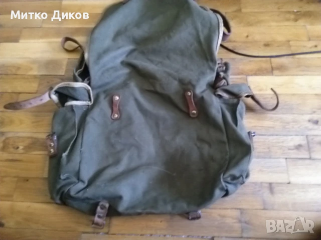 Брезентова раничка от соца №11 38х33см, снимка 7 - Екипировка - 51008099