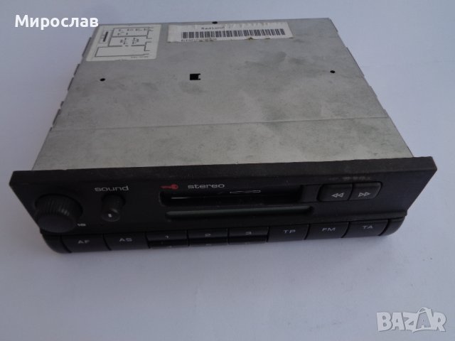 VW BLAUPUNKT ALPHA CC EU РАДИО КАСЕТОФОН , снимка 4 - Аксесоари и консумативи - 43611293