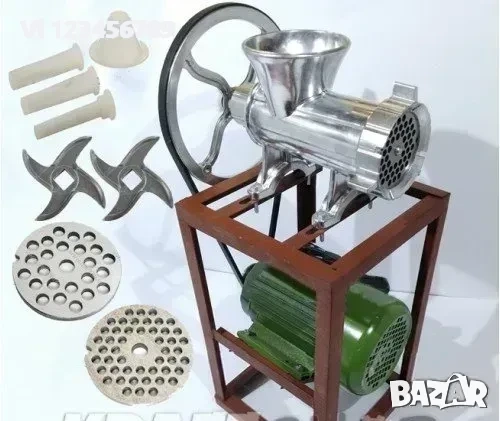 Електрическа Месомелачка Алуминиева 32 номер с електромотор