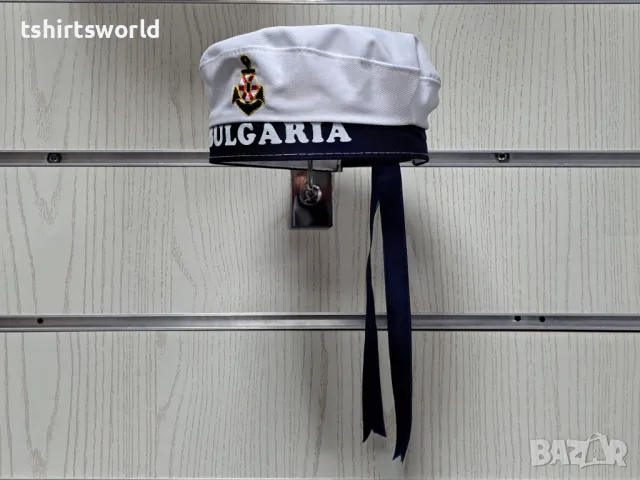 Нова детска моряшка шапка Юнга, BULGARIA с Котва, снимка 4 - Шапки, шалове и ръкавици - 47690231