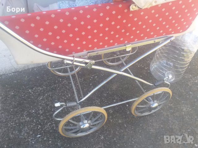 Стара българска детска количка, снимка 3 - Кукли - 32351179