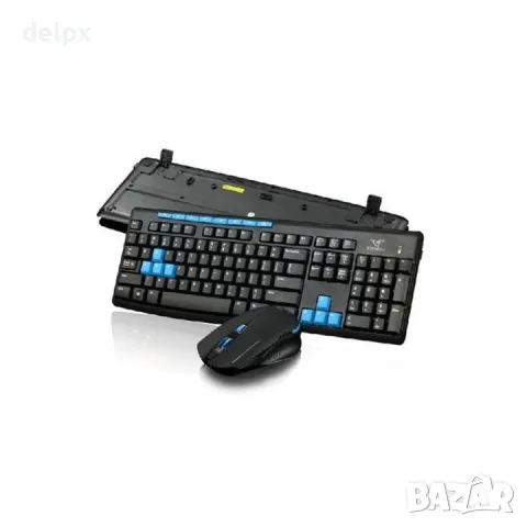 Комплект HK3800 безжична клавиатура и безжична мишка USB