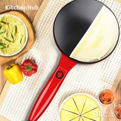 Електрически тиган за палачинки и пролетни рулца, снимка 8 - Съдове за готвене - 52120486