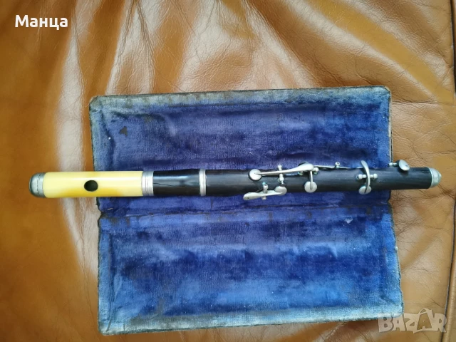 Много стара пиколо флейта, снимка 3 - Духови инструменти - 50995166