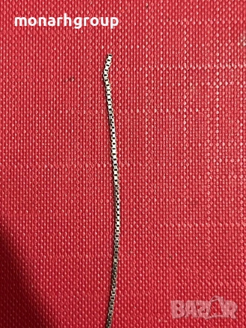 Сребърна верижка /скъсана/, снимка 2 - Колиета, медальони, синджири - 53376475