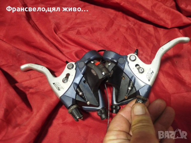 Комбинирани команди 27 скорости за велосипед колело Shimano deore lx st m 570, снимка 6 - Части за велосипеди - 52595485