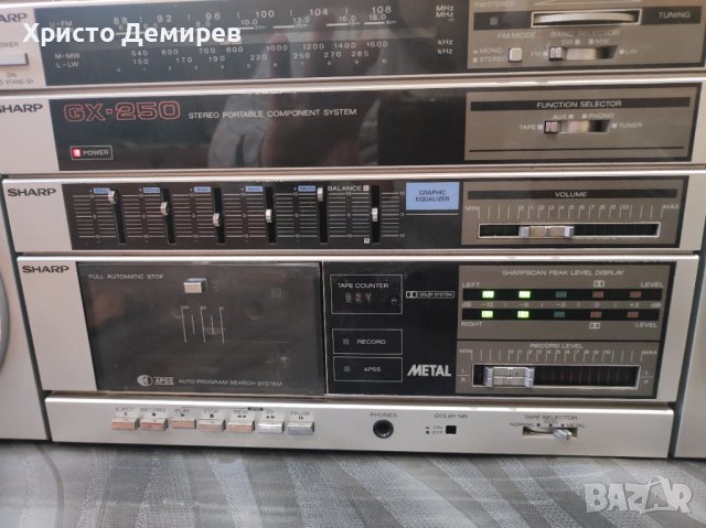 Sharp Gx250. , снимка 3 - Радиокасетофони, транзистори - 43815878