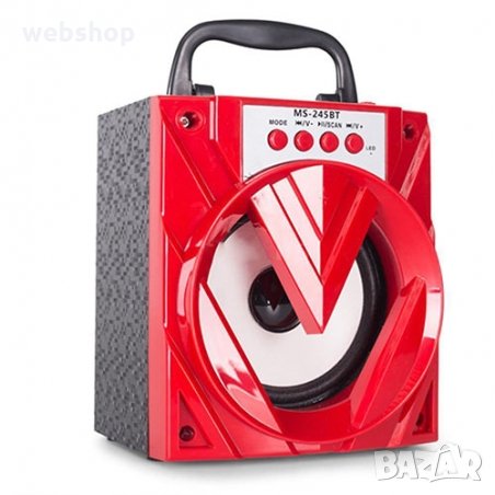 ПРЕНОСИМА КОЛОНКА MOBILE MULTIMEDIA SPEAKER MS-245BT, снимка 3 - Bluetooth тонколони - 35576935