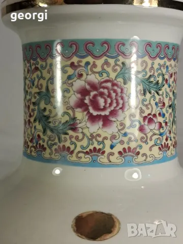 голяма китайска порцеланова ваза    13/3, снимка 3 - Декорация за дома - 48006743