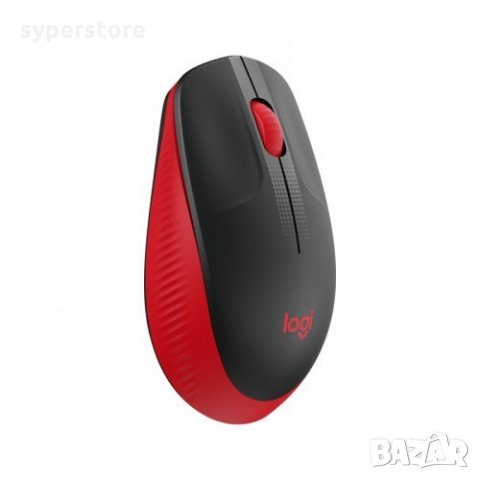 Мишка Безжична Блутут Logitech M190 Червена 1000dpi 3btn Оптична Wireless Mouse, снимка 4 - Клавиатури и мишки - 33535660