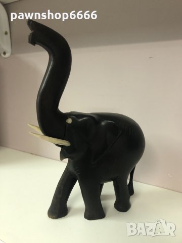 Дърворезба слонче от абаносово дърво, снимка 2 - Други ценни предмети - 35467419