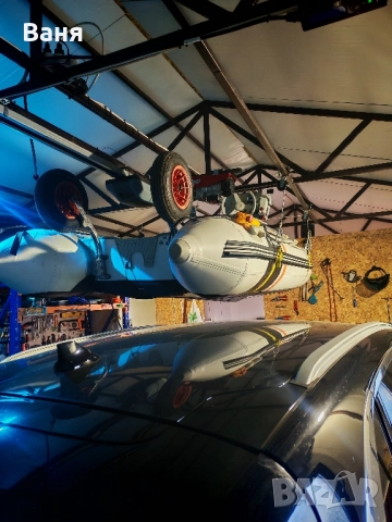 Надуваем Zander 3,30m. с конзола,алум.под,сонар lowrance elite 4 chirp и двиг.Merkury 6 Hp, снимка 3 - Воден транспорт - 51546880