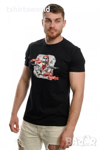 Нова мъжка тениска с дигитален печат Череп - Карибски пирати (Dead Men Tell No Tales), снимка 6 - Тениски - 37664227