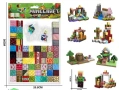 Магнитни кубчета Майнкрафт с фигурки, Minecraft Magnetic за строене на всякакви съоръжения!, снимка 4
