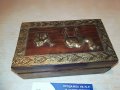 красива дървена кутия с камили-13х8х5см, снимка 6